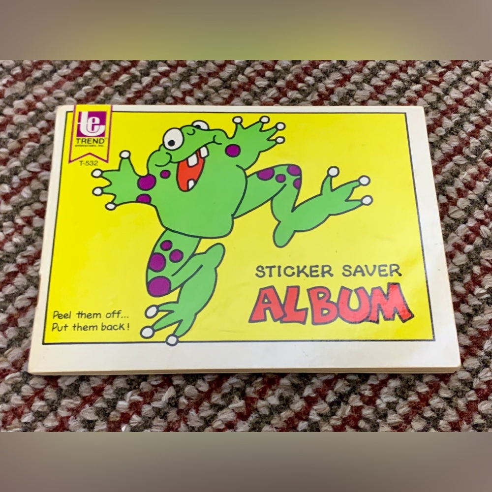 1980 Vtg Trend Sticker Album Collection of Stickers